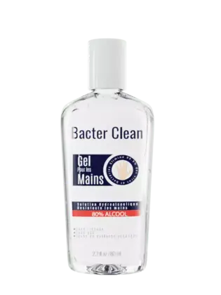 gel hydroalcoolique bacterclean 80ml